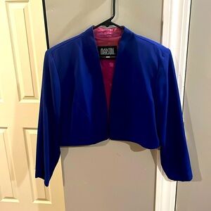 Vintage Royal Violet Cropped Bolero